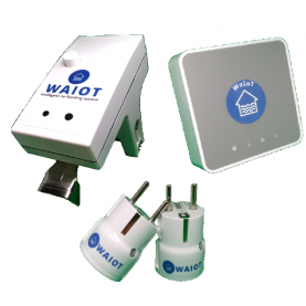 WaIoTFull Kit - Complete WaIoT SmartHub kit, 2 Smart Power Outlet, 1 FlowStop module, 1 FllowMeter module